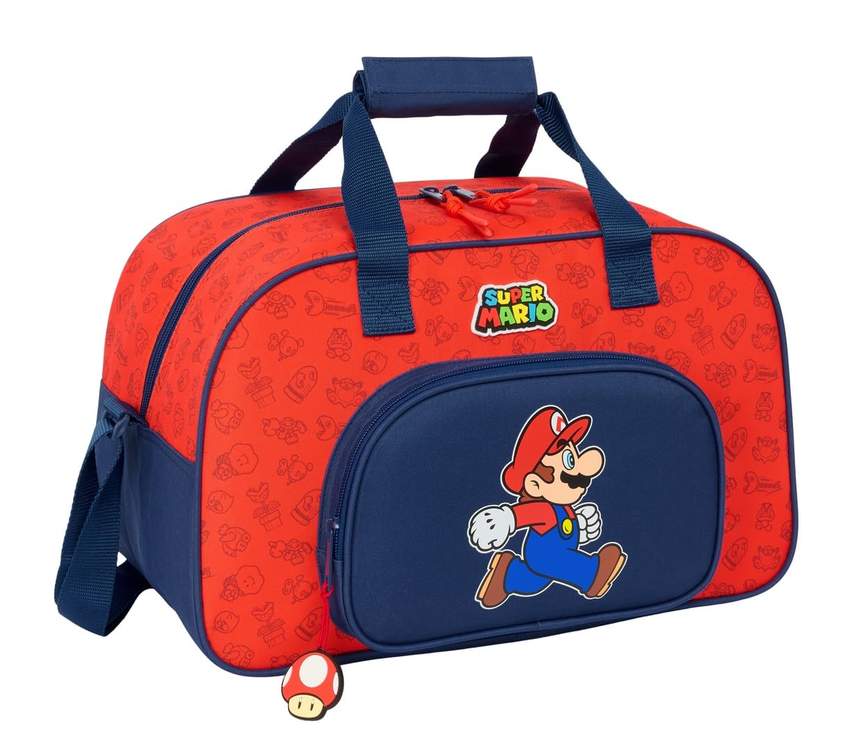 Super Mario Trick sporttas, rugzak, ideaal voor kinderen van verschillende leeftijden, comfortabel en veelzijdig, kwaliteit en duurzaamheid, 40 x 23 x 24 cm, Donkerblauw/Rood, M, Casual Super Mario Trick sporttas, rugzak, ideaal voor kinderen van verschillende leeftijden, comfortabel en veelzijdig, kwaliteit en duurzaamheid, 40 x 23 x 24 cm, Donkerblauw/Rood, M, Casual