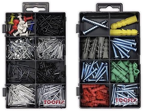 Drywall, Hollow-wall Anchor, Screws and Small Nails, Tacks Assortment Kits