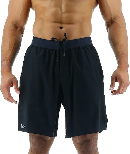 TYR Mens Athletic Performance Workout Lined Short 7" Shorts
