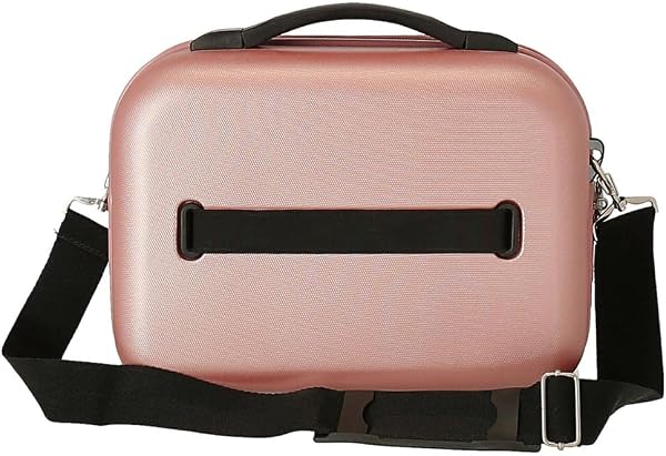 Roll Road India Trousse de Toilette Adaptable avec bandoulière Rose 29 x 21 x 15 cm Rigide ABS 9,14 l - 3