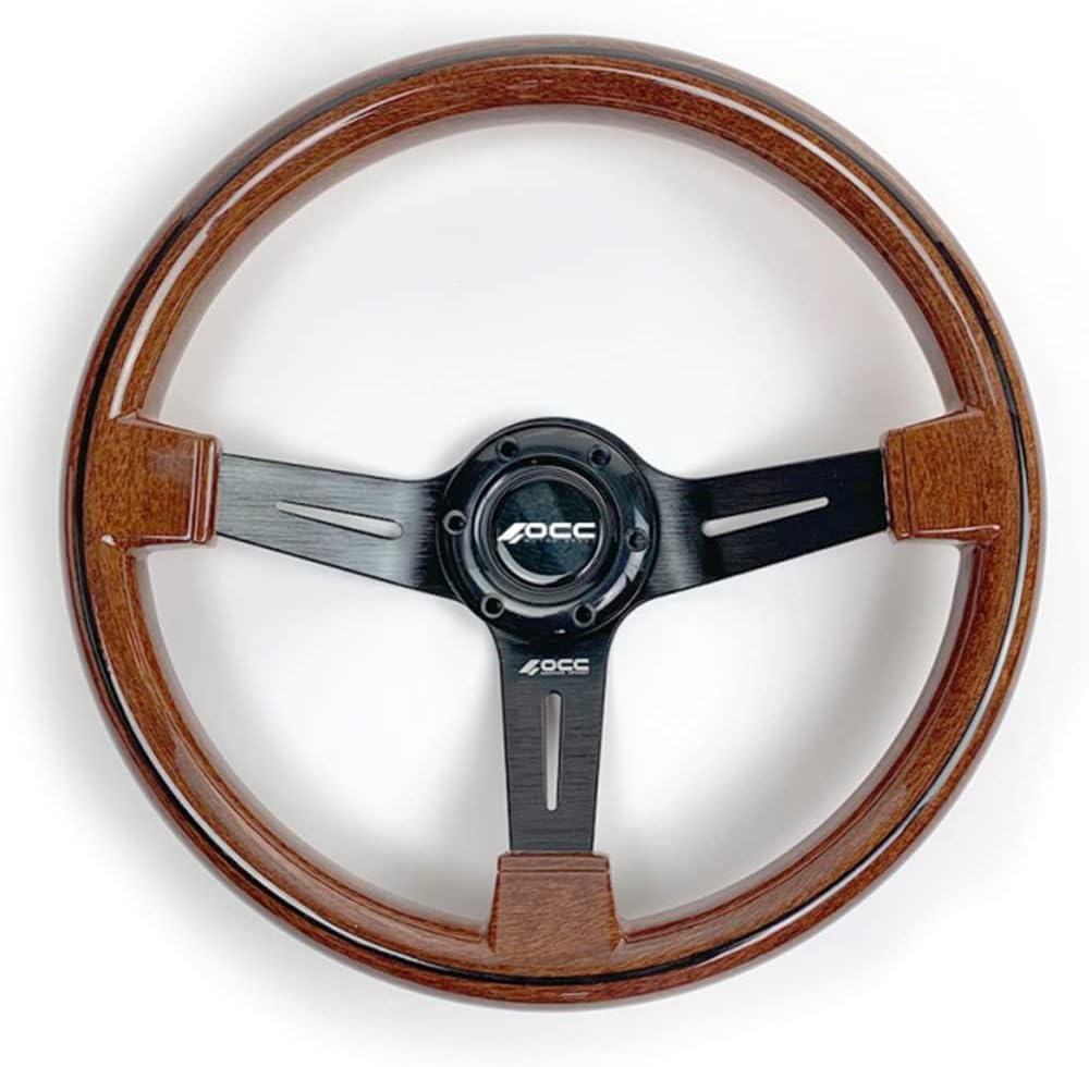 OCC MOTOR SPORT HALBSCHUH LENKRAD AUTO CLASSIC MODELL HOLZ SCHWARZE
