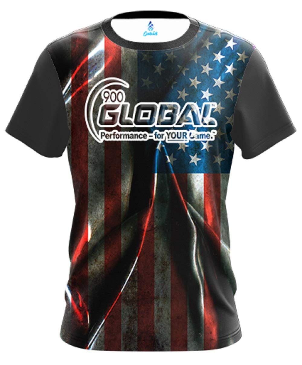 CoolWick 900 Global Mens Old Glory Bowling Jersey