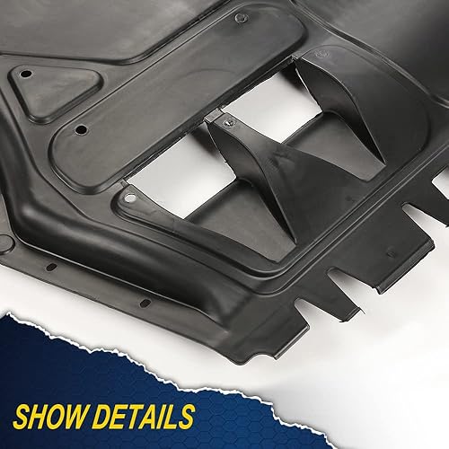 Miniatura 7 de PIT66 Cubierta protectora contra salpicaduras del motor delantero, compatible con Volkswagen Passat 12-19