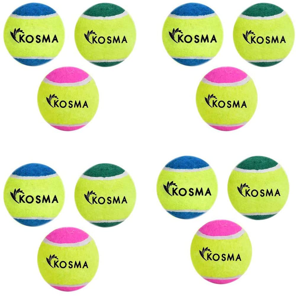 Kosma Pack of 12 Tennis Ball, green, 7.2 - Image 2