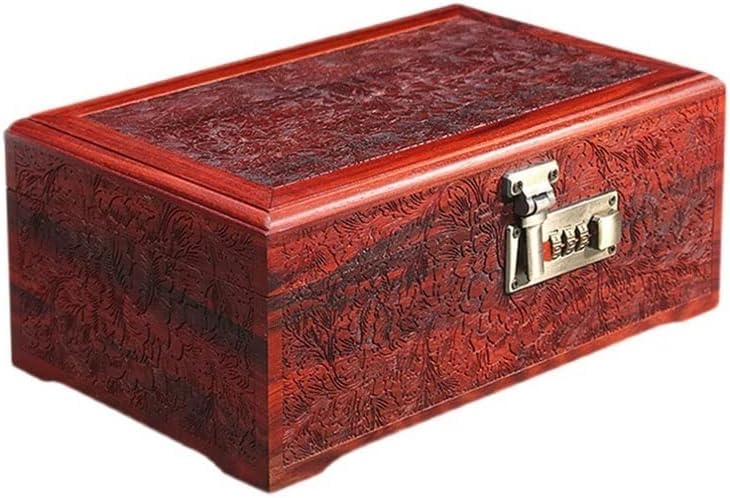 Jewelry Box Organizer Jewelry Box Storage Box Cosmetic Box Ring Earring Necklace Bracelet Watch Small Jewelry Storage Box Retro Jewelry Box Jewelry Organizer Small (One Color L)