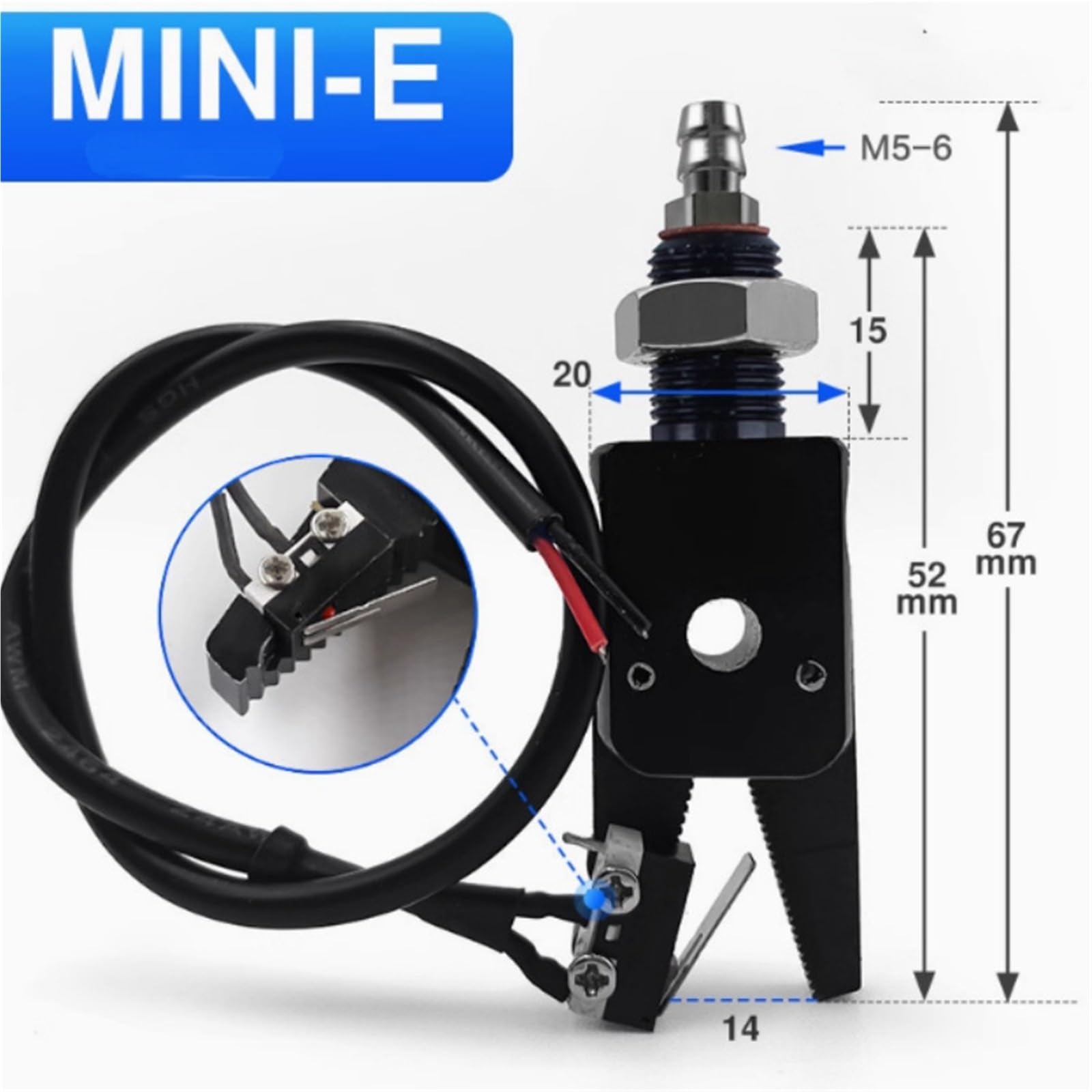 Mini Szczypce pneumatyczne J1080/1060 Akcesoria do manipulatora Szczypce mechaniczne Mini-A Mini-B/C Szczypce do natrysku wody do robotów przemysłowych (szary, 1 szt.)