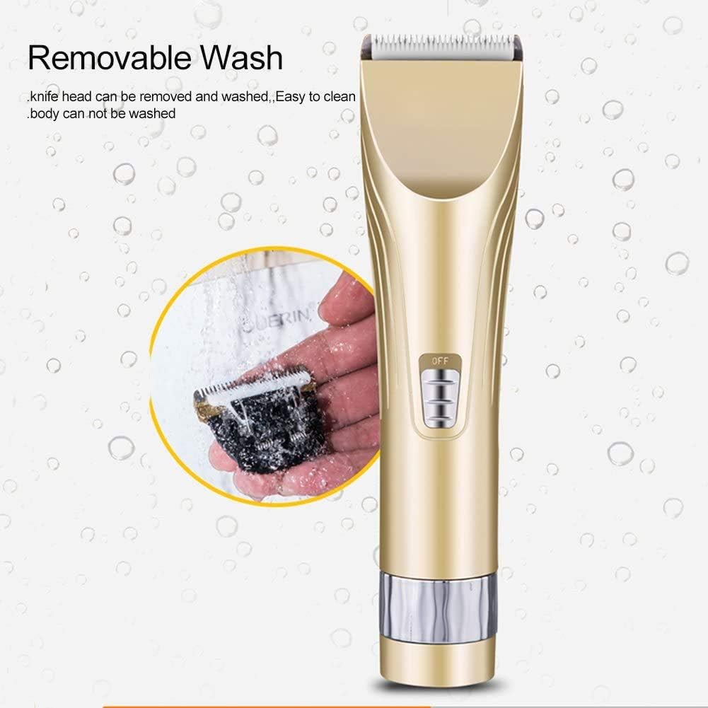 Professional Electric Hair Trimmer Clipper Powered Grooming Kit Men’s Shaver Barber Beard Trimmer Haircut Machine Quiet Hair Cutting Kit for Home – Premium-Black