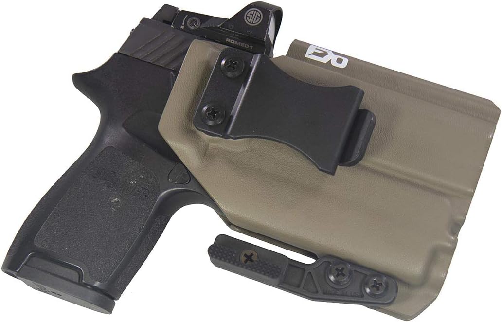 FDO Industries IWB Kydex Holster Compatible with Sig P320c w/Olight Baldr Mini Optic Cut -The Paladin Series- Made in USA-