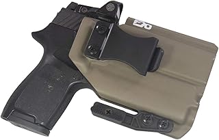 FDO Industries IWB Kydex Holster Compatible with Sig P320c w/Olight Baldr Mini Optic Cut -The Paladin Series- Made in USA- (Flat Dark Earth)