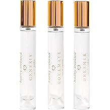 Kathy Ireland Love Set - Mini Perfumes for Women - Travel Size Perfumes Mini Gift Set - Notes of Rose, Lily, Cherry, Mandarin and Gardenia - 3 pc