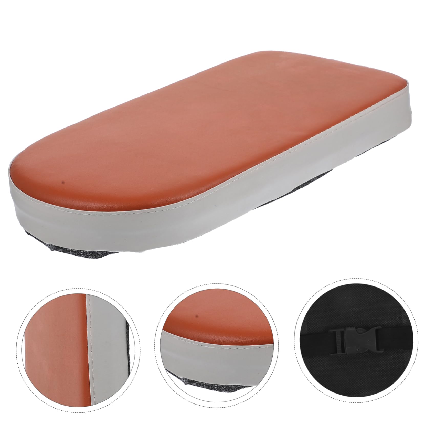 COOLHIYA Bike Rear Seat Cover Non-Slip Stretch Leather Cycling Safety Seat Fits Bike Models