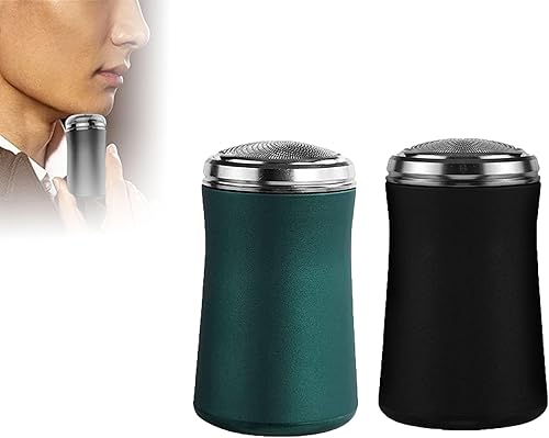 Maquinilla de afeitar eléctrica lavable de tamaño de bolsillo, afeitadora eléctrica para hombres, afeitadora portátil, fácil de limpiar, adecuada