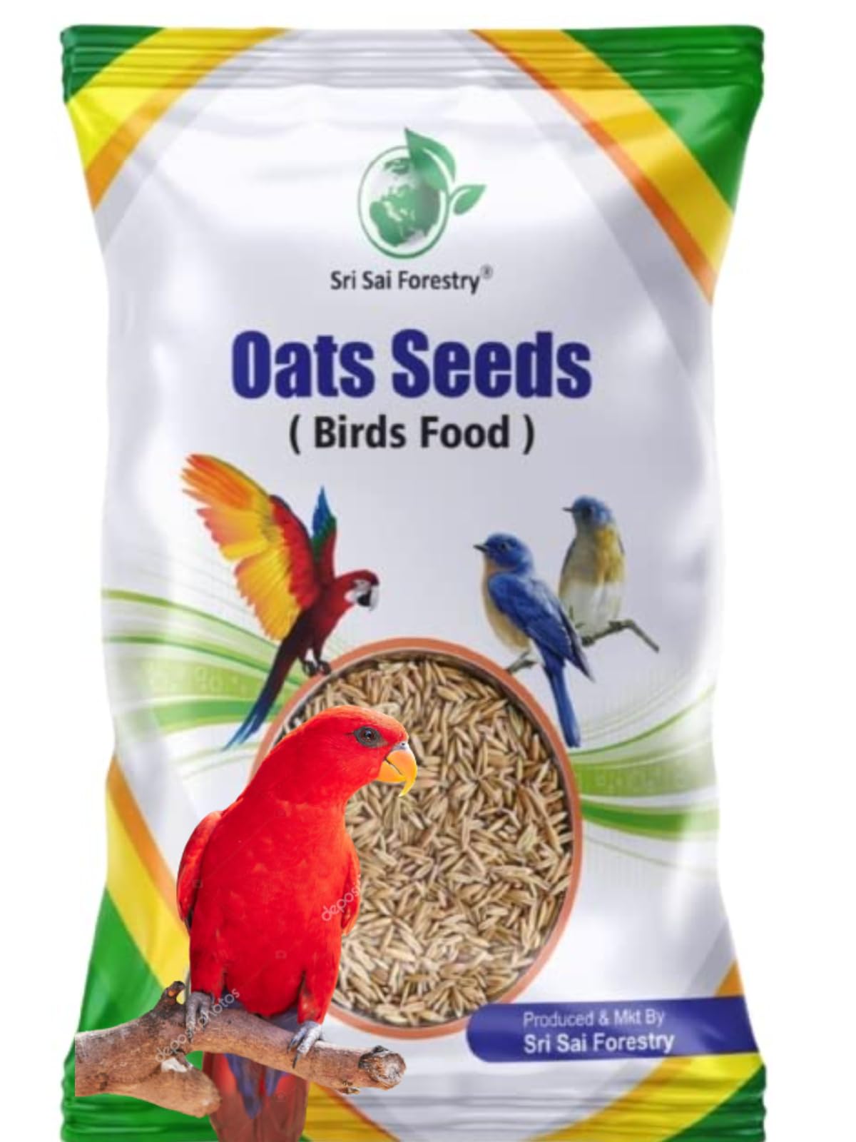 SRI SAI FORESTRY Oats Seeds for Birds 500g 2