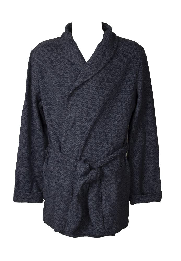 RAGNO Bata corta cruzada de hombre bolsillos y cinturón de invierno eco-milan en mezcla de algodón artículo U588NS