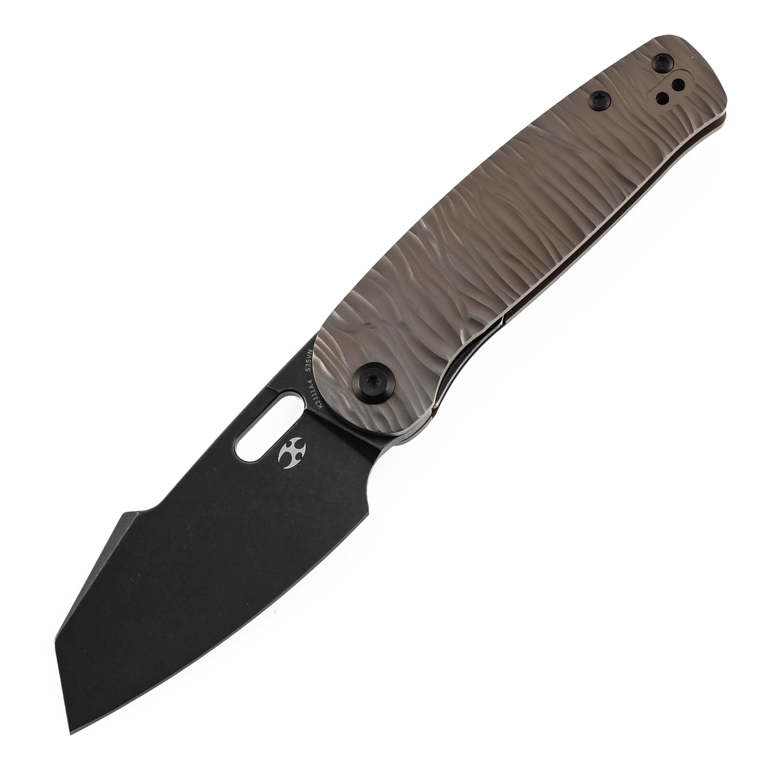 Amazon.com : KANSEPT Orlok Pocket Knife, 3'' Blackwash CPM S35VN