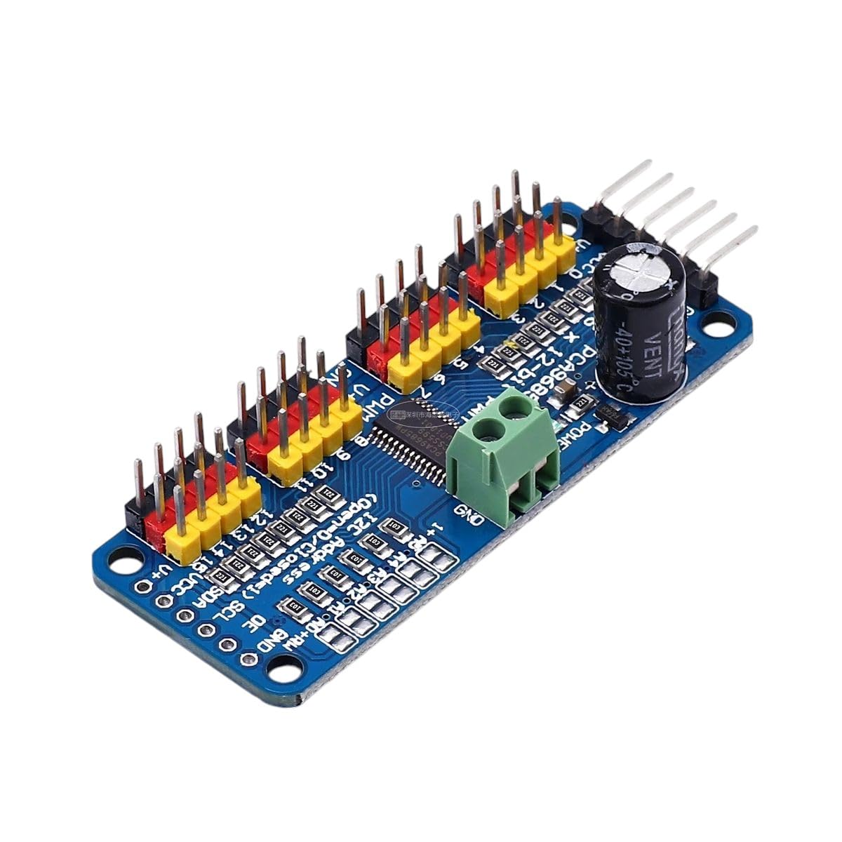 PCA9685 16 Channel 12 Bit PWM Servo Motor Driver I2C IIC Module for MG90S SG90 MG995