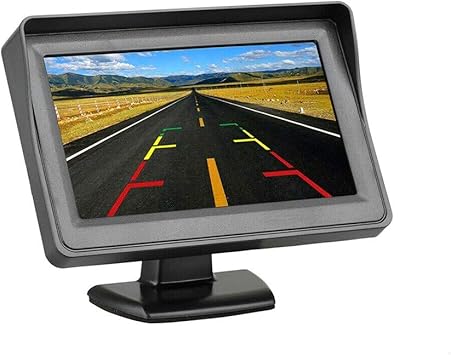 Amazon 4 3インチバックカメラ モニター セットバックモニターセット 車 バックカメラ モニターセット暗視機能付き 駐車支援 Tft Lcd 防水カメラ 6m長線 Dc12v トラック キャンピングカーなど適応 ガイドライン有り無し切替 バックカメラ本体 車 バイク