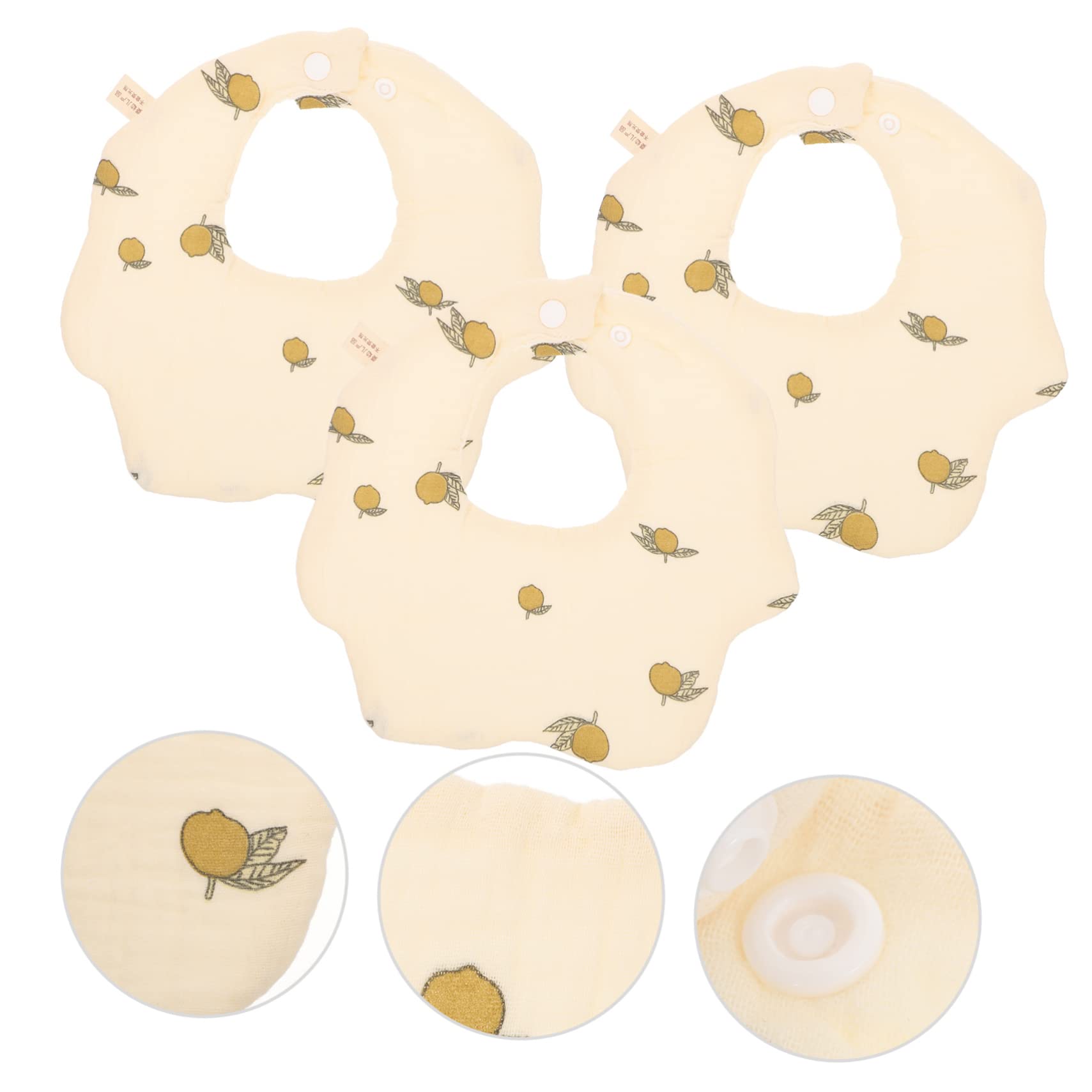 ibasenice Bavaglini bibs bavaglie - Bavaglino lavabile accessori per bambini per ragazze grembiule da bambino bavaglino per bambino panno per il rutto del cotone