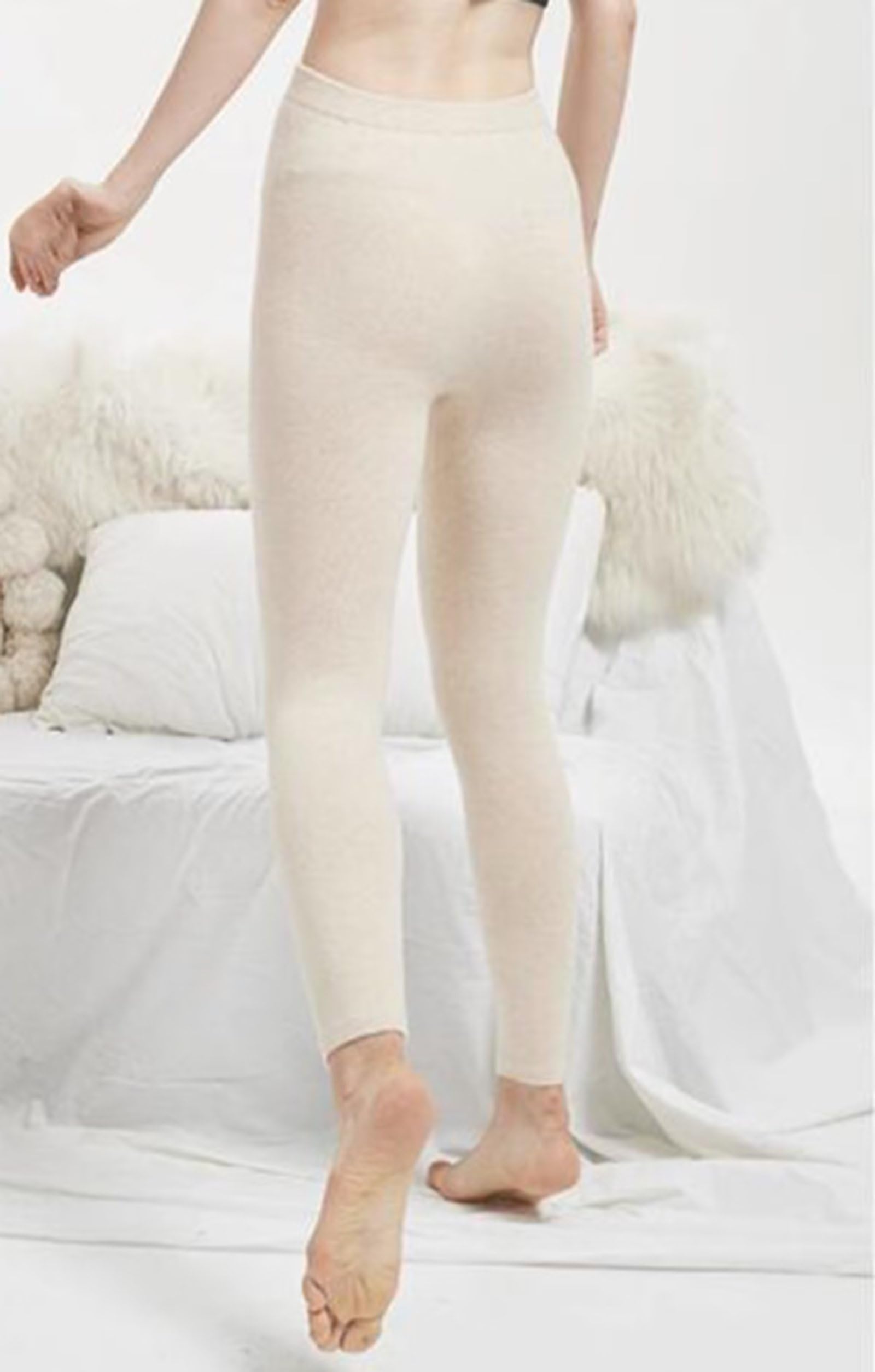 97.1% Cachemir Pantalones Térmicos para Mujer Pantalones Térmicos de Cintura Alta Pantalones Térmicos para Mujer Invierno Pantalones para Uso Diario Senderismo Caminar Esquí
