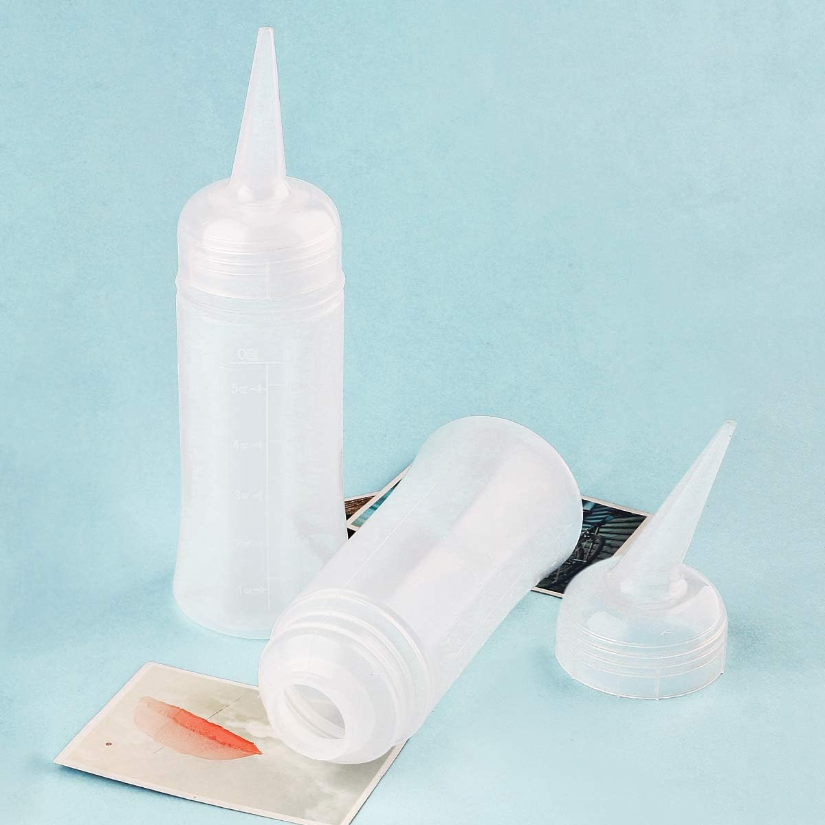 driew Applicator Bottles for Hair, 5oz Hair Squeeze Bottle with Angle Tip Color Applicator Bottle Hair Dye Bottle Pack of 2 : Beauty & Personal Care
