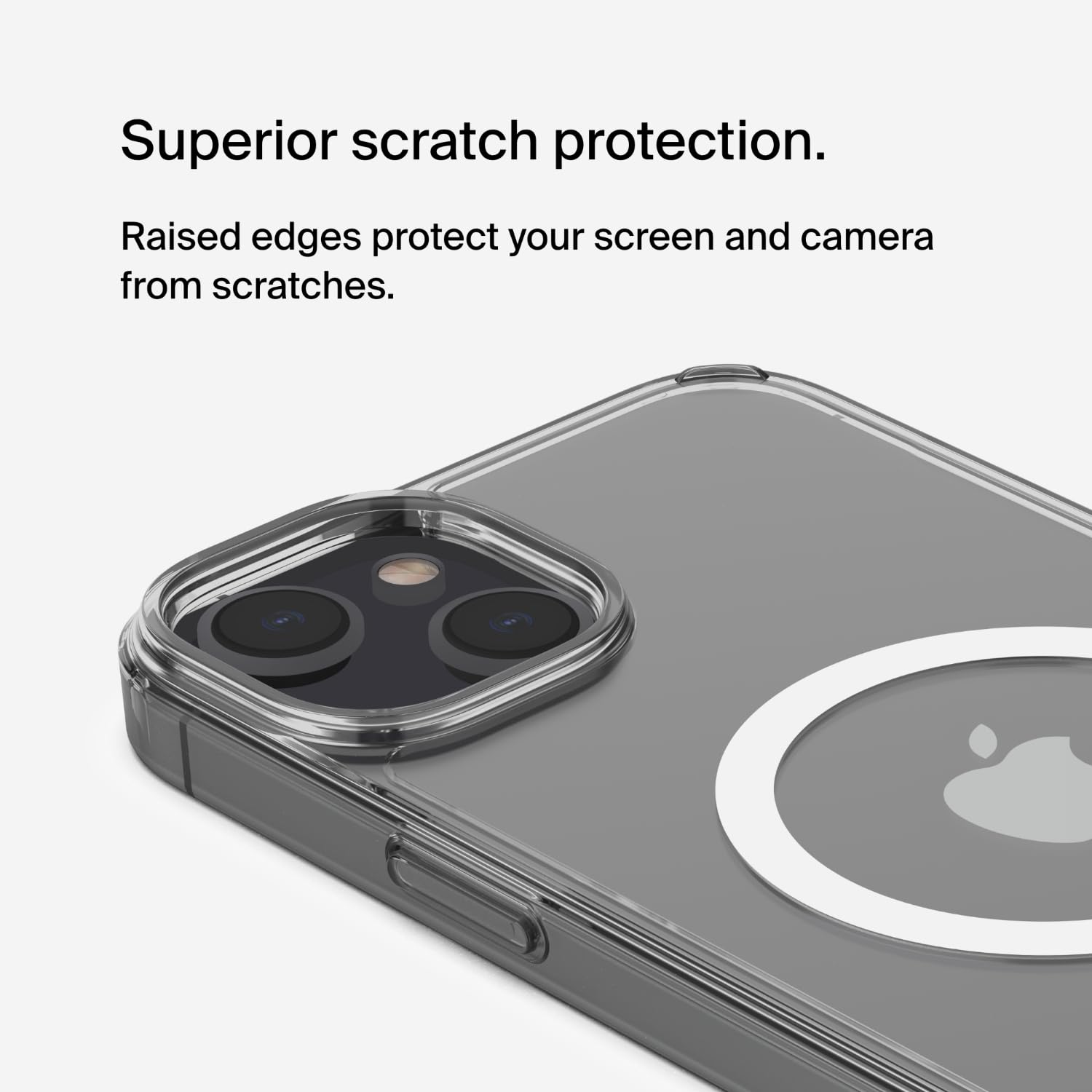 Amazon.co.jp: Belkin iPhone14 Plus用クリアケース MagSafe対応
