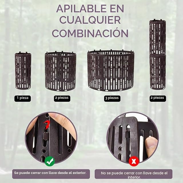 Foto 4 de 7 de Zuxbolf 10 Protectores para Tronco de Plantas de 20 x 30cm y 100 Bridas