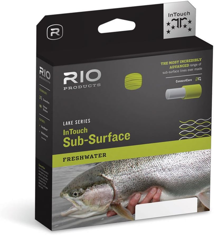 RIO Products Fly Line Intouch Hover Wf7S1, Olive-Orange