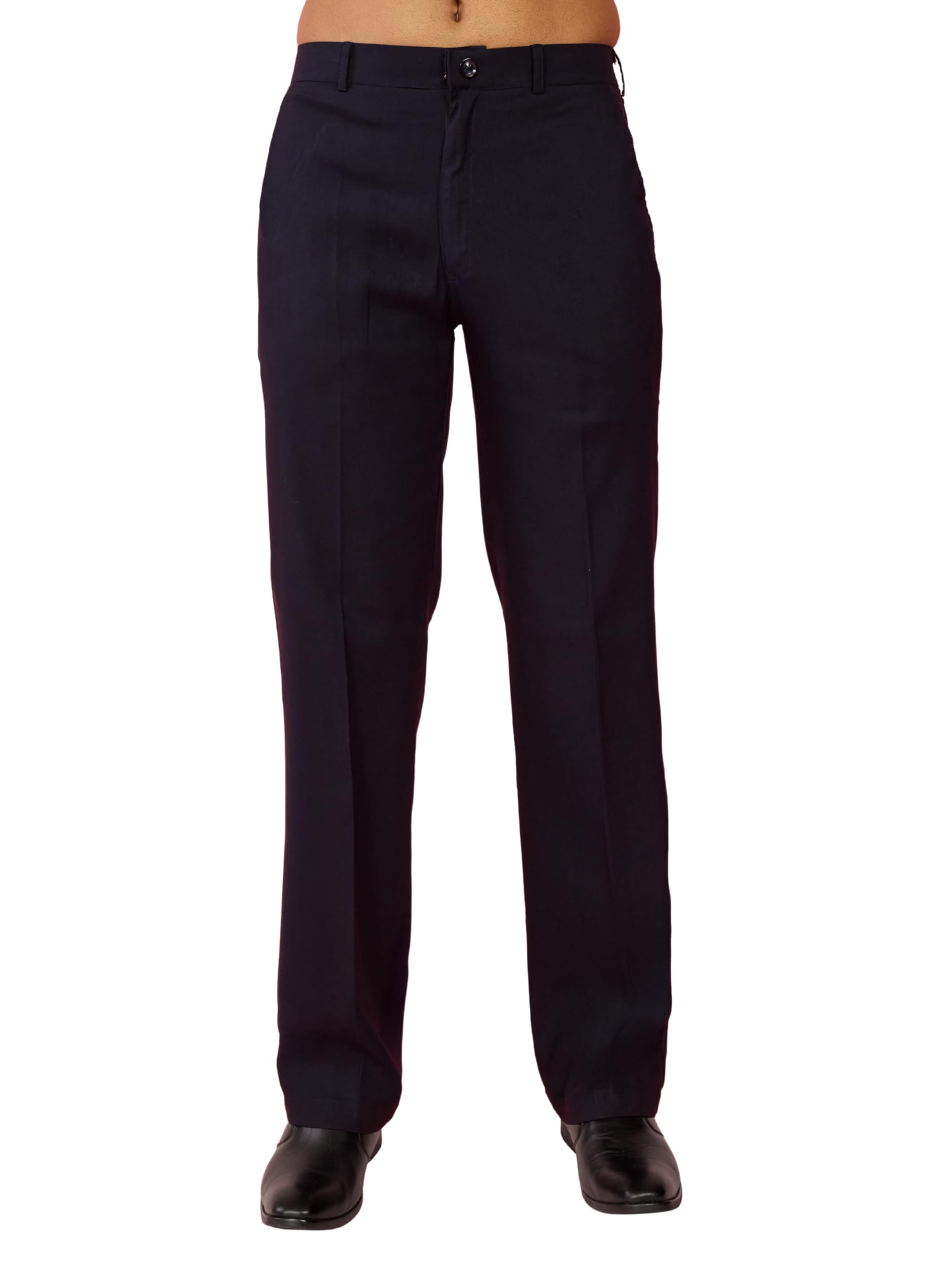 vastramay Men's Solid Cotton Lycra Straight Pant | Wedding & Festive Outfit | Sizes 36–42-picture-15