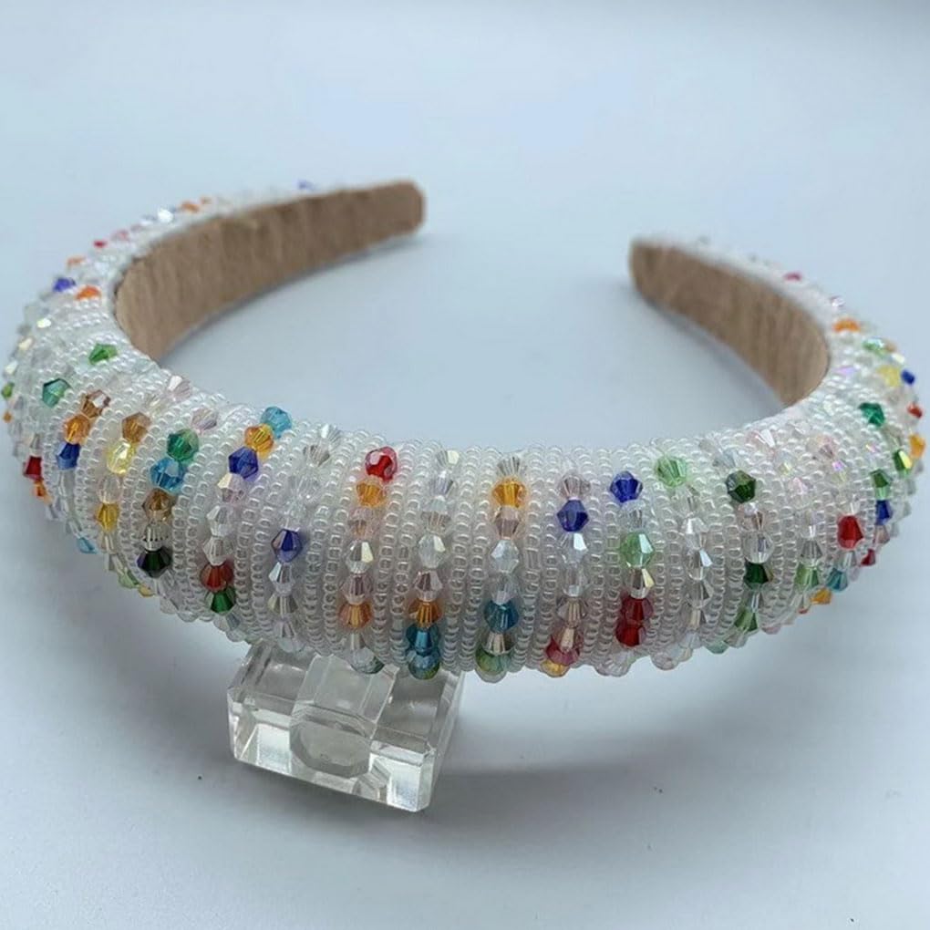 5 pezzi Fasce per capelli con strass e cristalli per donne, accessori