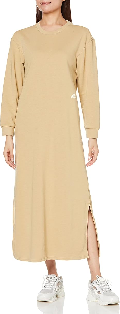 Amazon Co Jp アディダス スウェット Prsve フレンチテリー スウェットワンピース Jil15 レディース 服 ファッション小物