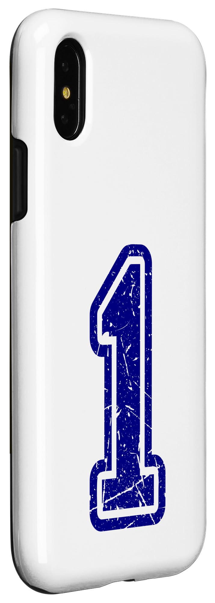 Amazon.com: iPhone X/XS 1 Blue Sport Varsity Vintage Number