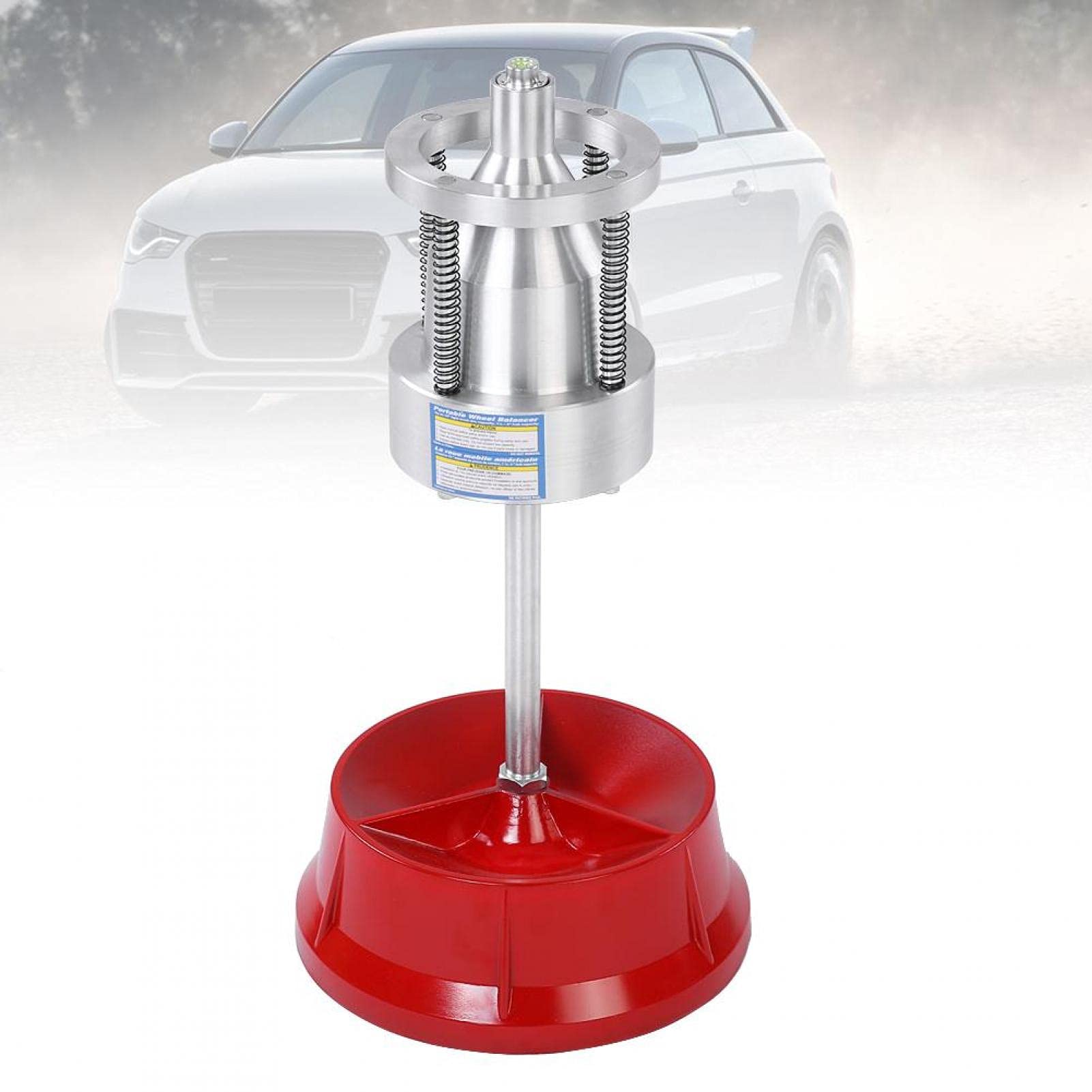 Equilibrador de Rueda portátil, bujes portátiles para camión de automóvil Equilibrador de Llantas de Rueda Nivel de Burbuja Llanta de Servicio Pesado para automóvil Camión Ligero Reparación