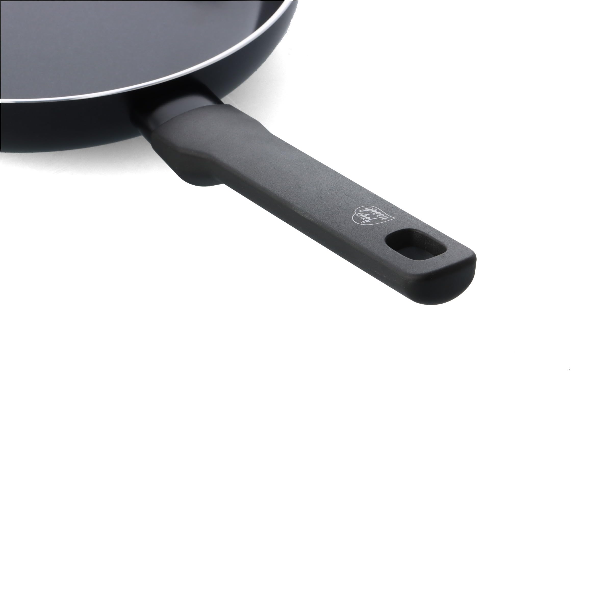 GreenChef Tones Keramik-Antihaft-Bratpfanne, 30 cm, Induktion, PFAS-frei, Spülmaschinenfest, Ofenfest, Schwarz