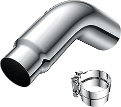 5 to 6 Inch Exhaust Elbow Tip with Clamp, 5