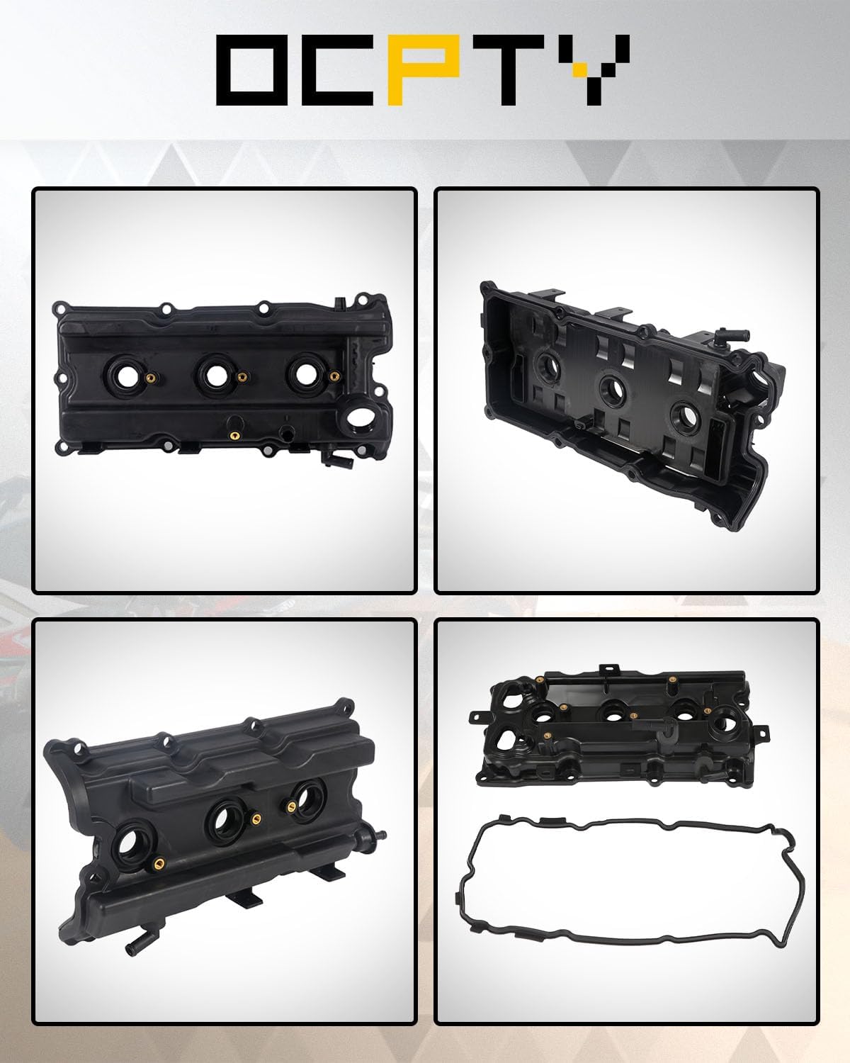 OCPTY 13264EA210 Valve Cover Gasket Set Valve Covers Replacement fit for Nissan Frontier Pathfinder Xterra 4.0L 2005-2017 Engine Valve Cover Kit Left and Right