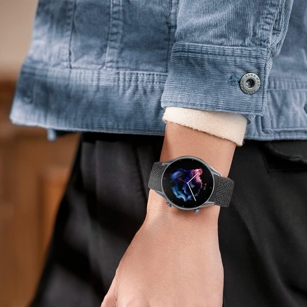 PaceBid 20mm Strap Compatible with Amazfit Active2 Square/GTR Mini/GTS 4/4 Mini/Bip 3/Bip3 Pro/GTS 3/2 - Image 4