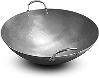 Vista 1 de SUNRISE Fuente de cocina Heavy Duty Hong Kong estilo carbono acero wok (fondo redondo) 15