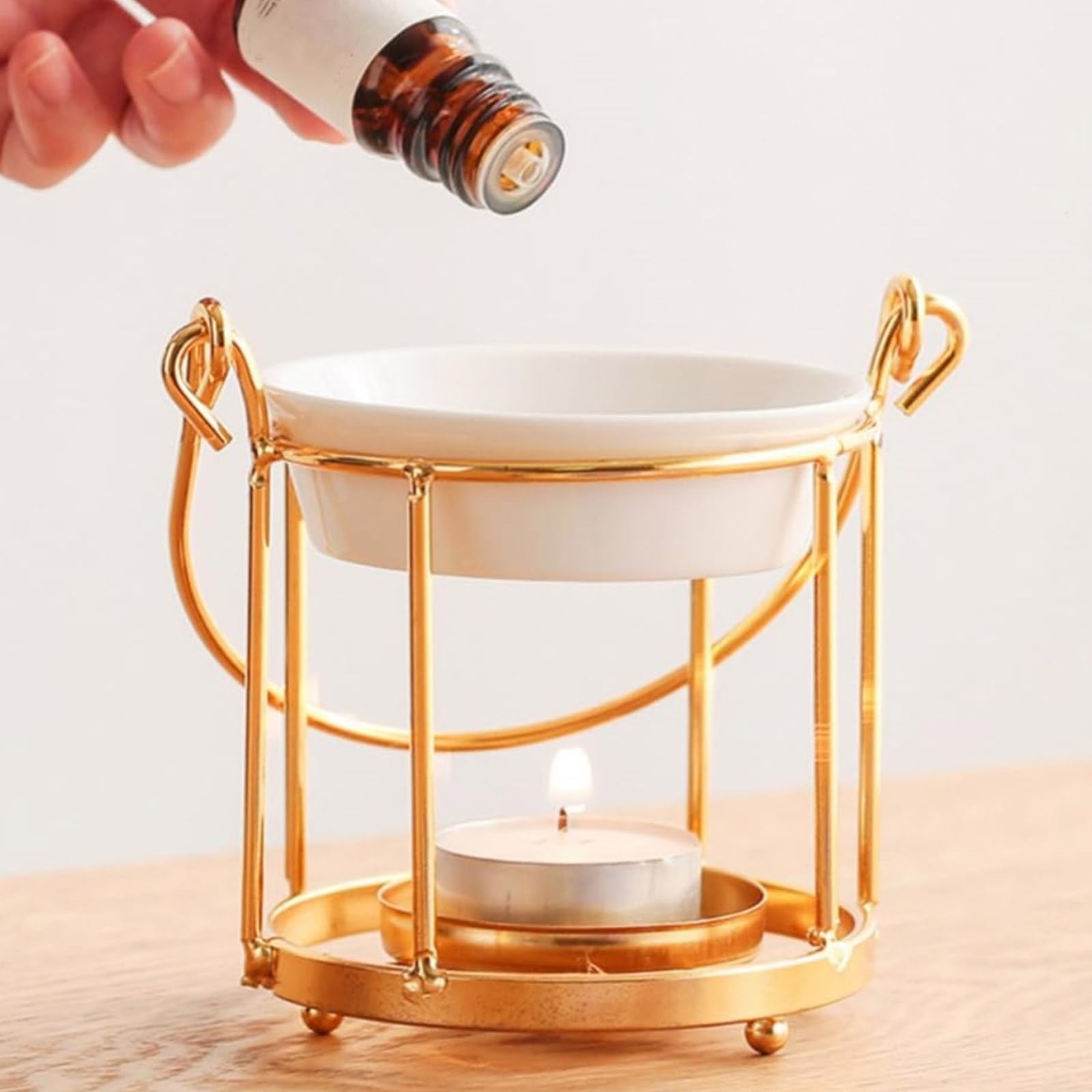 Aromatherapie-Brenner, Glatte, rutschfeste Basishalter Aromatherapie-Diffusor-Set Entspannungs-Aromatherapien