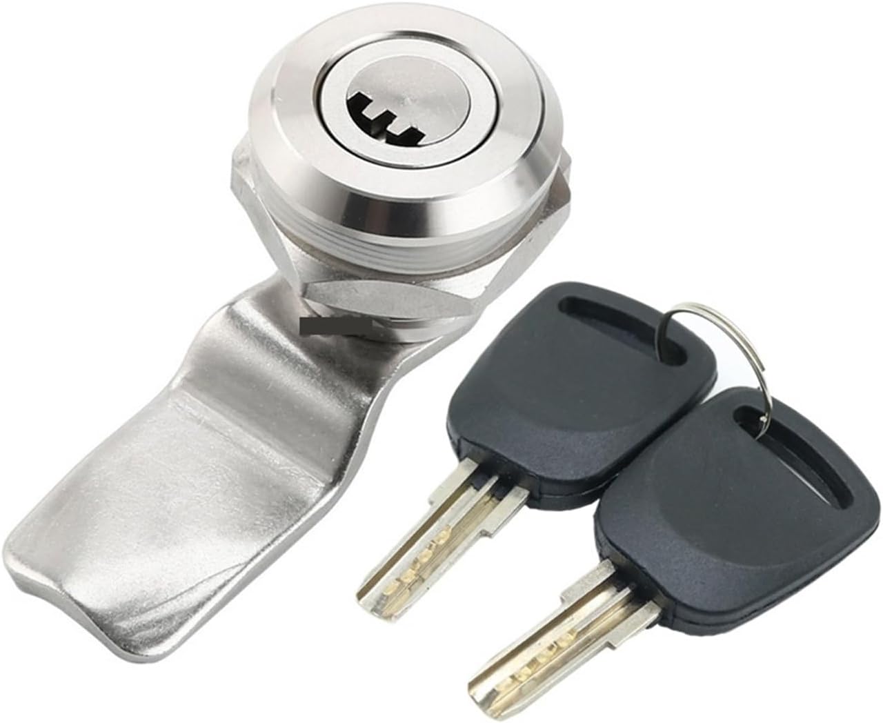 22mm Distribution Cabinet Door Locks 304 Stainless Steel Crescent Lock Cylinder MS705 1Pcs