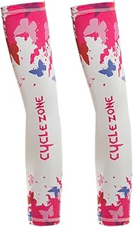 Arm Sleeves, Cool Arm Sleeves UV Protection for Men Women Youth Arm Warmers for Cycling Golf Baseball Basketball 1 Pair Pink L