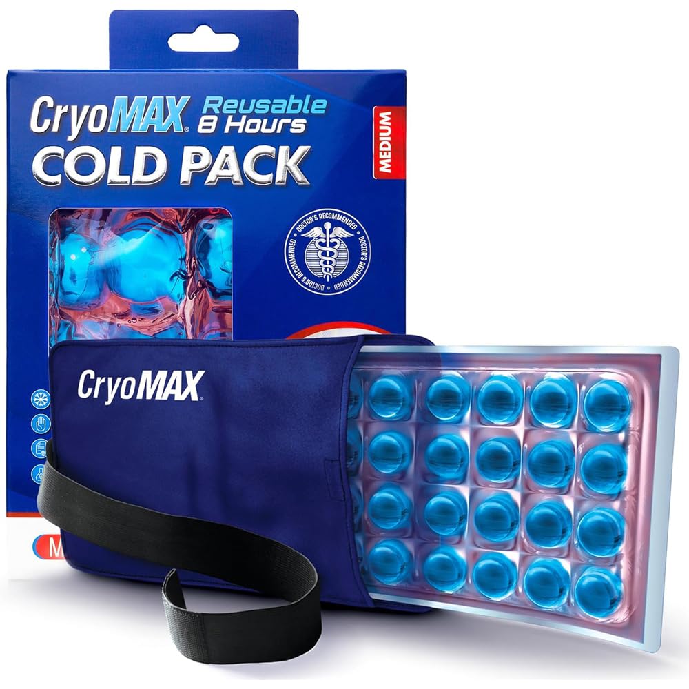 Reusable Cold Pack 8 Hour Medium - Each, Pack of 3