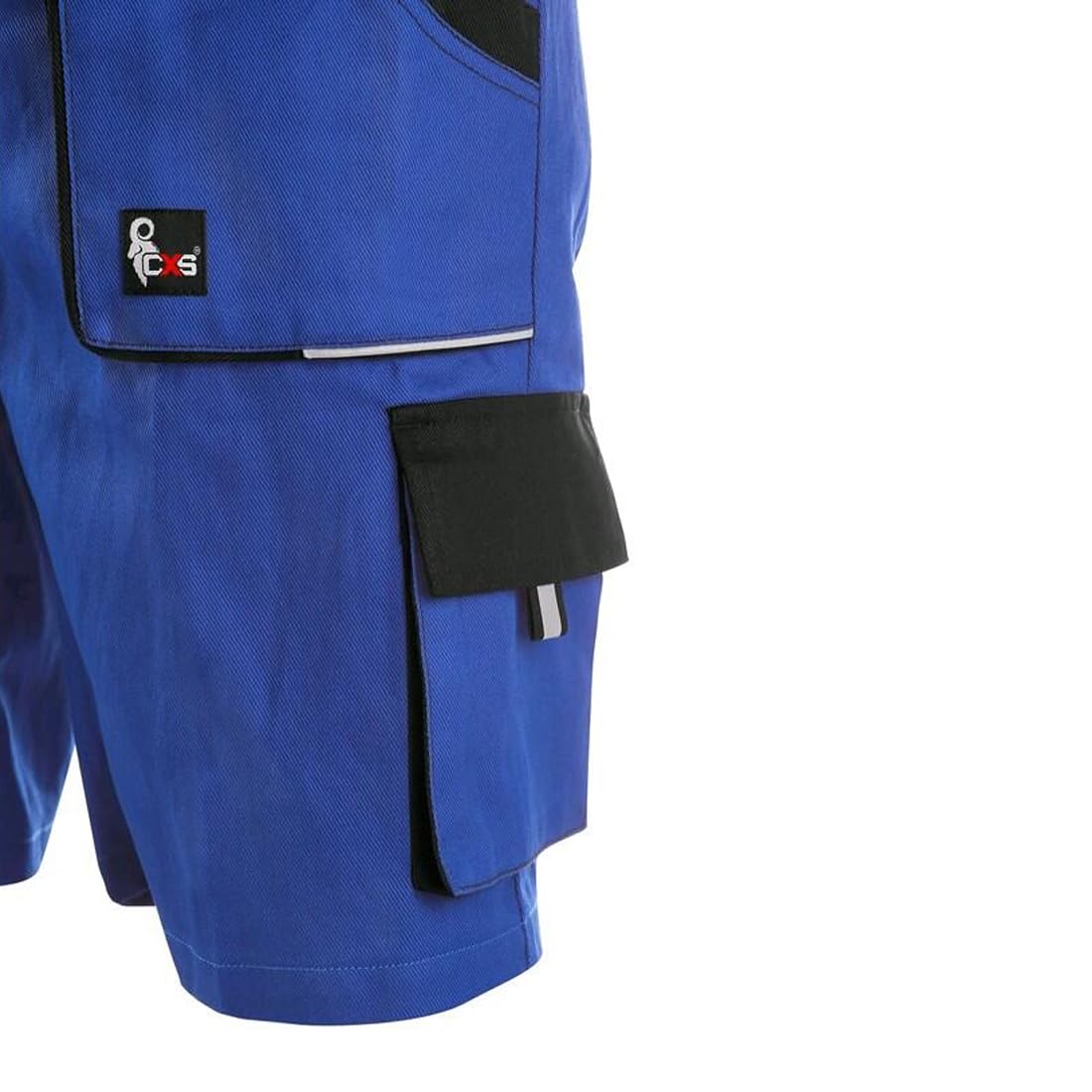 CXS Hommes Shorts de Travail Salopette Courte 100% Coton Short de Travail Professionnel Pantalon de Jardinage et Confort 46-64
