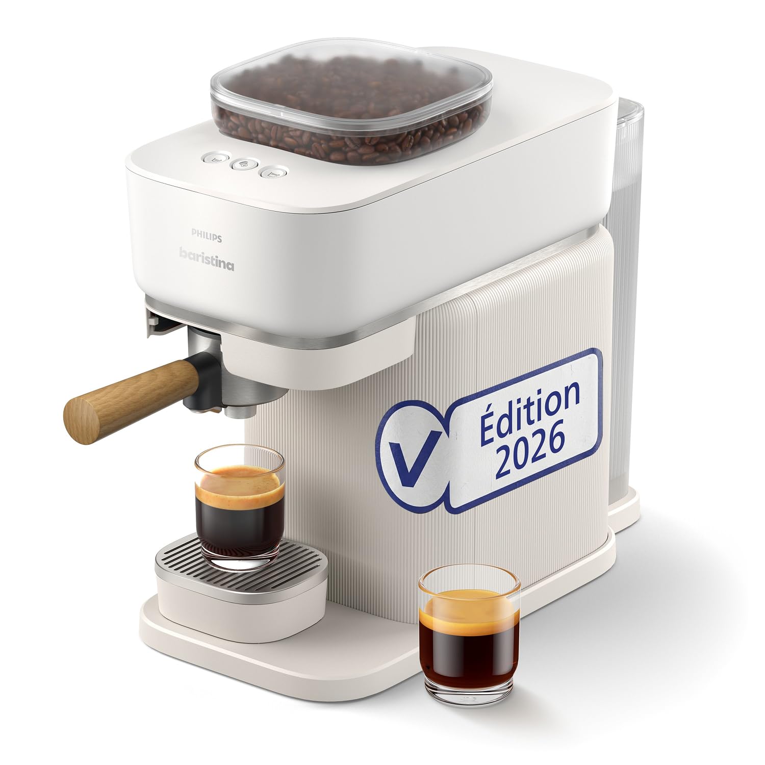 Philips Baristina, machine expresso avec broyeur, mouture et tassage automatiques