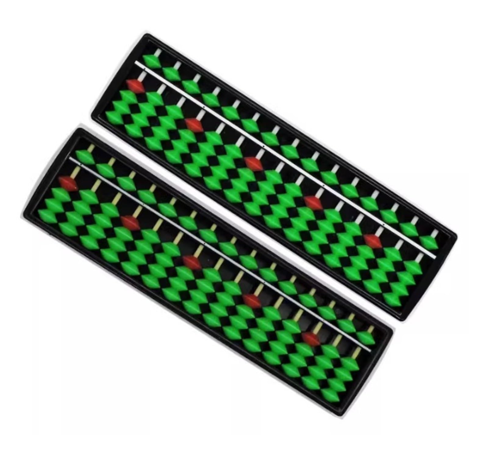 BJfhRH Math Learning Tool For School 2Pcs Abacus 15 Column Professional Math Learning Educational 5 Beads Counting Tool Arithmetic Calculator