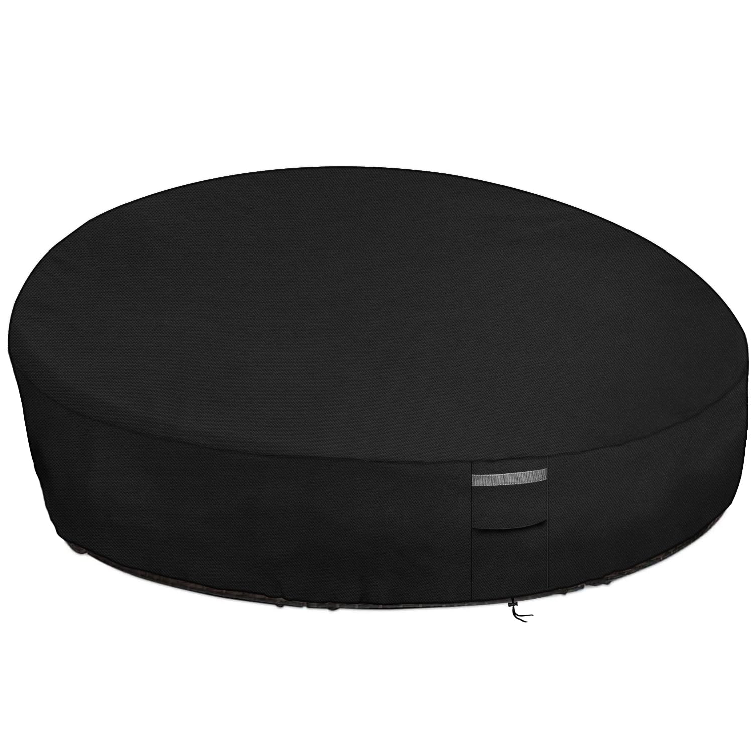 Dokon Garden Day Bed Covers Waterproof Windproof Anti-UV Heavy Duty Oxford Fabric Patio Rattan Daybed Cover with Air Vent