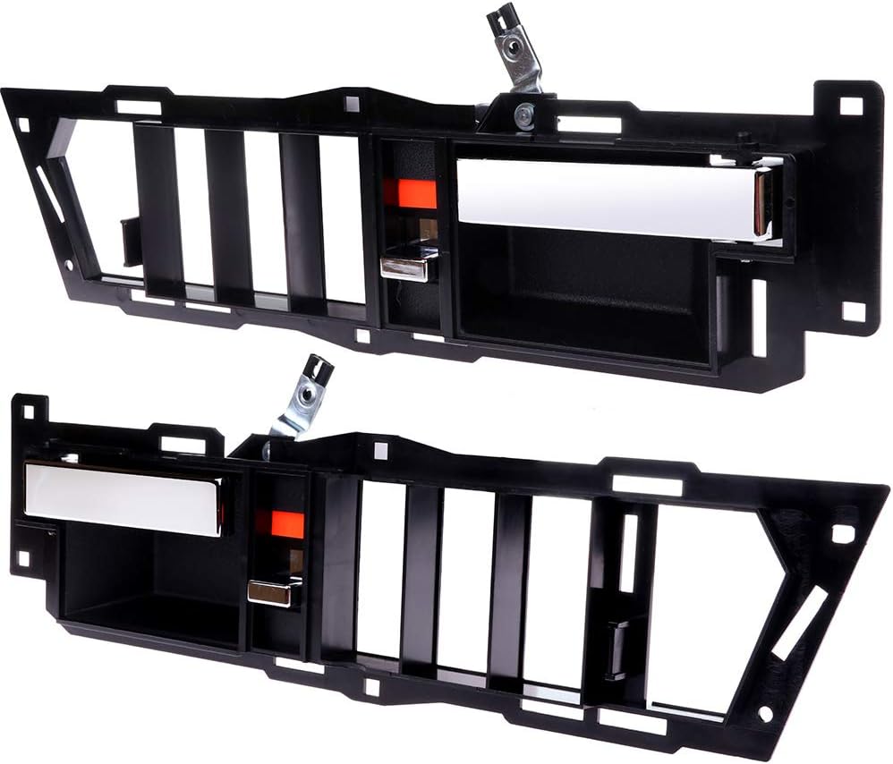 Black Interior Door Handle Set For Toyota (Driver & Passenger Side) – Direct Fit 2-Piece Kit