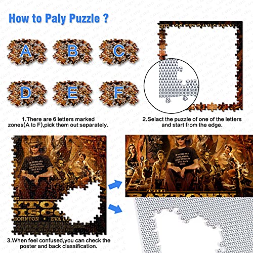 ZKSB The Baytown Disco Puzzle 1000 Teile Spielzeug zusammenbauen 1000-teiliges Anime-Puzzle Wachstumspartner für Kinder… – Bild 5