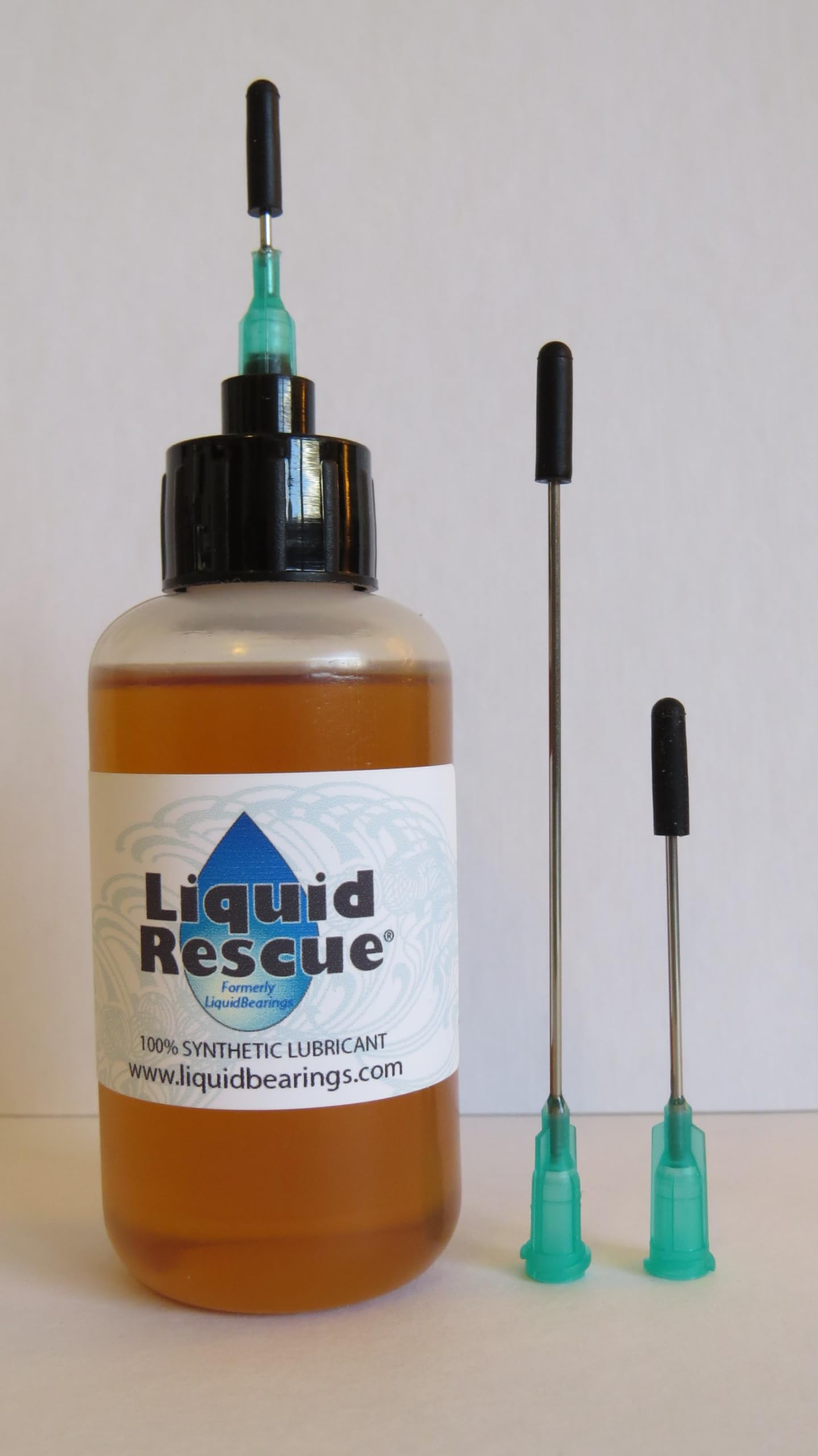 Liquid Rescue 100%-Synthetic Oil for All Fans, Never Becomes Gummy, gets sluggish Fans Turning Easily & Quietly Again! (2 Ounce w/3 Tips)