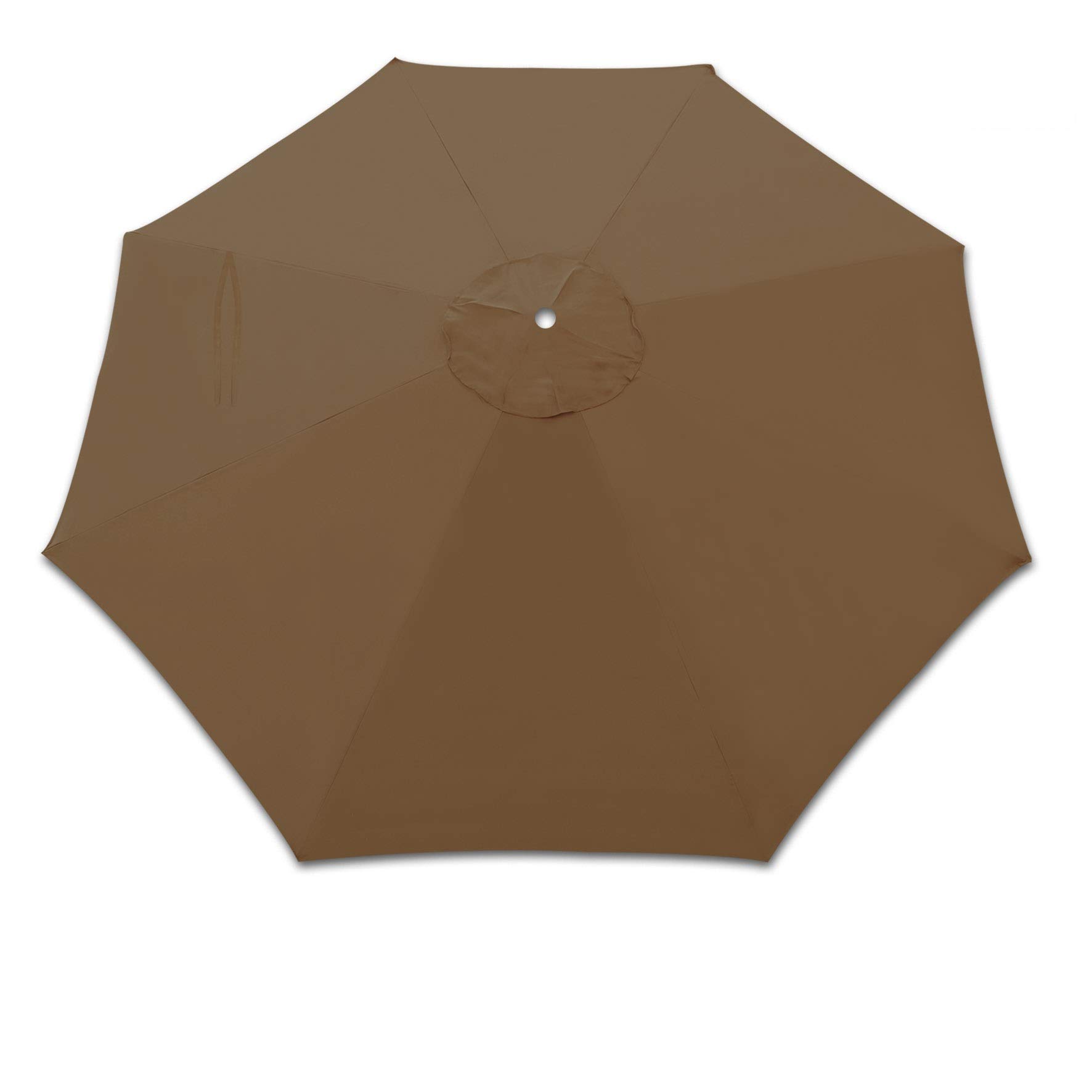 Strong Camel Replacement Canopy Cover for 10' Cantilever Patio Umbrella Offest Parasol Top Cover (Brown)