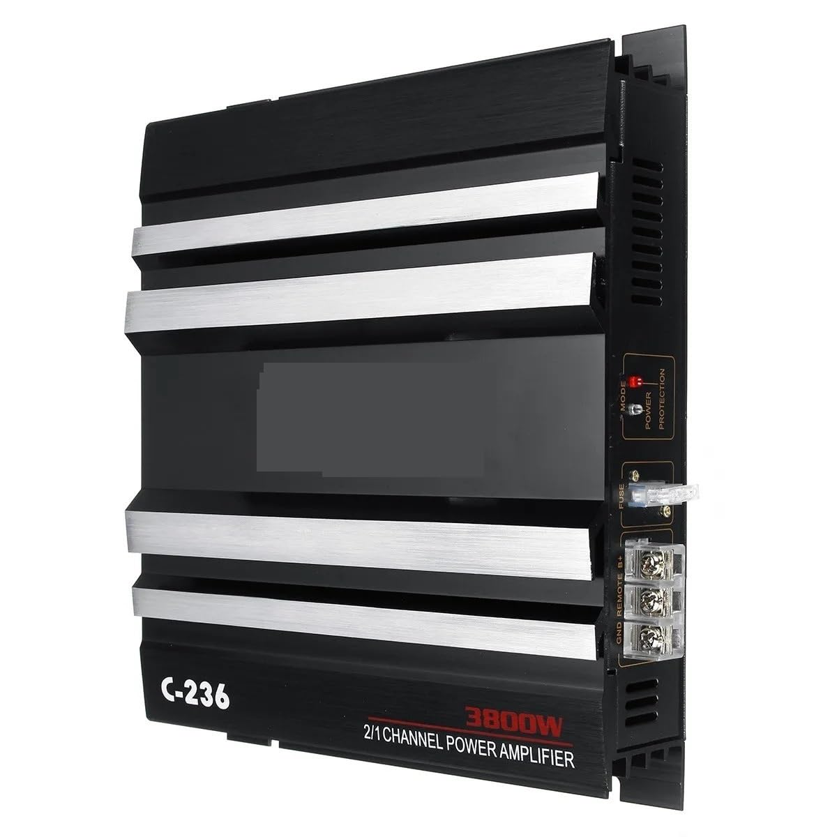 3800W 12V Car Amplifier Multichannel Powerful Car Subwoofer Aluminum Alloy Vehicle Power Stereo Amp Car Sound Amplifiers